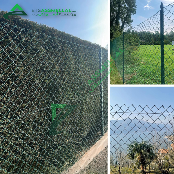 Poteau Métallique Plastifié ETS Assmellal مواد البناء