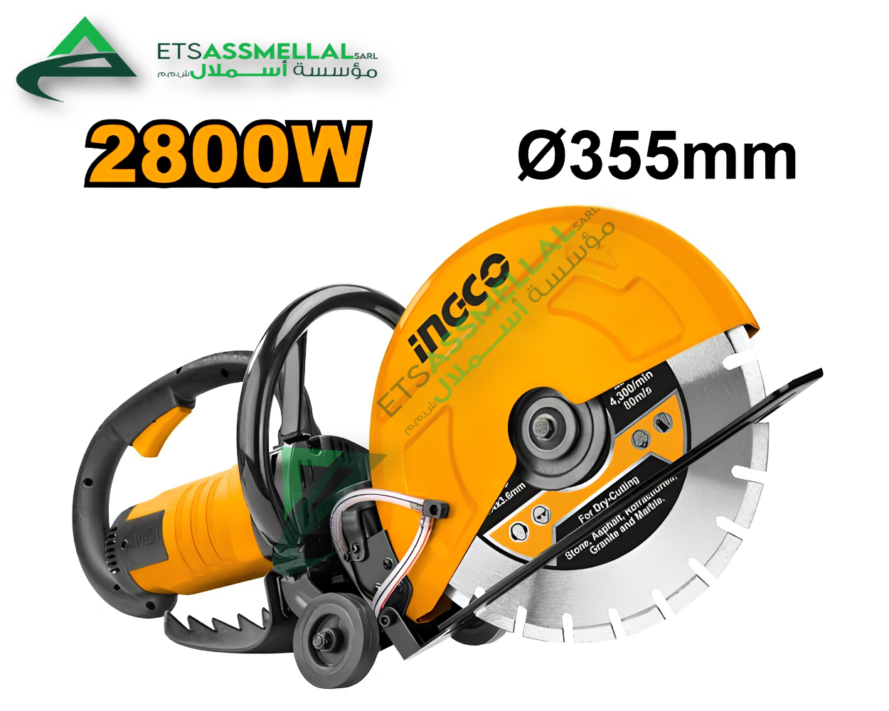 Découpeuse à Béton 2800W