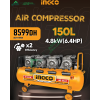 COMPRESSEUR 150L SILENCIEUX 41200 W 6.4HP