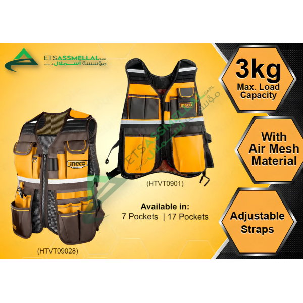 Gilet Porte-Outils INGCO